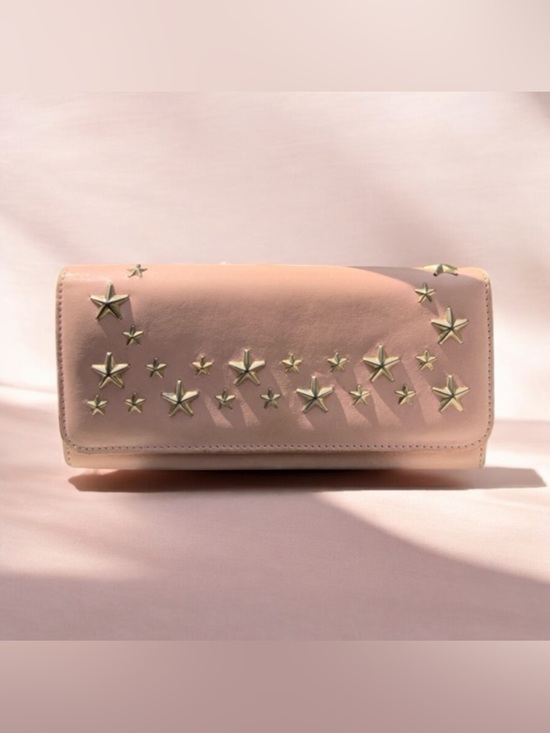 Jimmy Choo Handbags - Jimmy Choo Pink Star-Studded Clutch